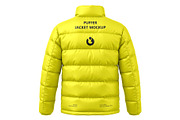 Puffer Jacket Mockup Collection, a Hoody Mockup by graphypix (Thumbnail 4 of 5)