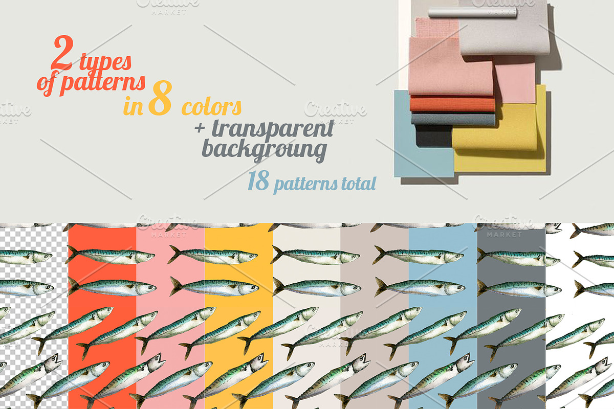 Retro-style patterns, a Pattern Graphic by ⚞ Kind Illustration ⚟ (Photo 2 of 13)
