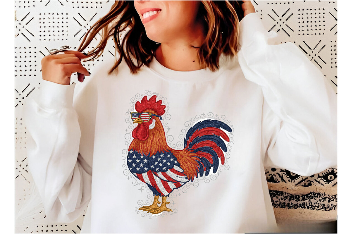 Faux Yarn American Eagle 4th of July, an Illustration by Designking (Photo 5 of 6)