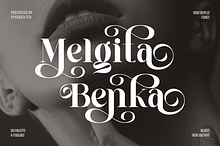 Melgita Benka - Beauty Skincare Font