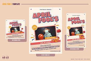 Retro April Fool's Template, a Print Template by NOX Labs