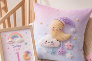 Kawaii Celestial Crochet Clipart, a Decorative Illustration by HeavensStar (Thumbnail 4 of 6)