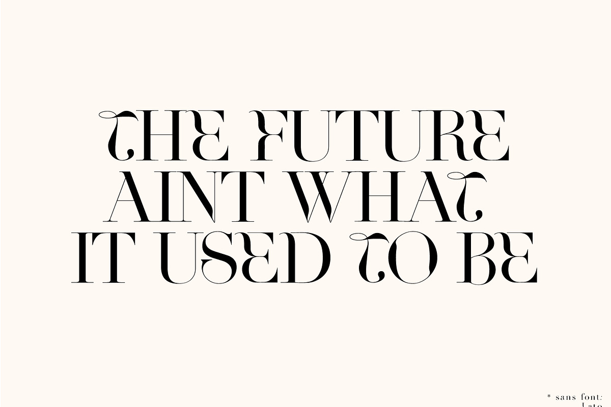 Evangelina - Fashion Display Font, a Font by Tropical Type (Photo 8 of 13)