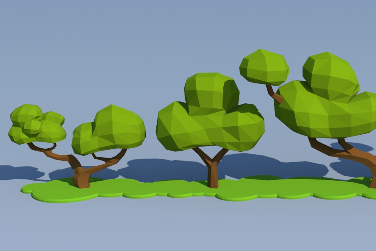 Trees And Bushes, an Environmental 3D Model by Saintpix (Photo 32 of 35)