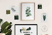 -60% TROPICAL GREENERY green gold, an Illustration by Lana Elanor (Thumbnail 2 of 8)
