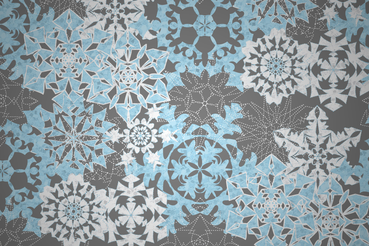 Vector Snowflakes, an Object Graphic by Ferntale Art & Design (Photo 2 of 3)