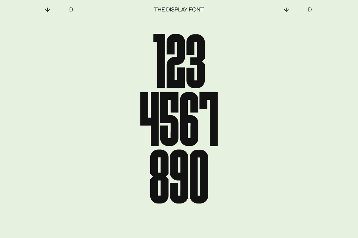 THE DISPLAY FONT, a Font by THE BOLD FONT. (Photo 7 of 9)