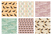 Cute puppy dog pattern bundle, a Pattern Graphic by RevolutionizZed (Thumbnail 15 of 17)