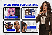 265+ Hair Accessories Stamps, a Brush Add-On by Selentaori Studio (Thumbnail 12 of 12)