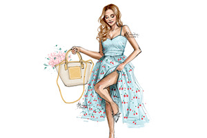 Summer Dress Fashion Girl