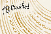 Chains brushset for Procreate, a Brush Add-On by byJuliaKors (Thumbnail 2 of 2)
