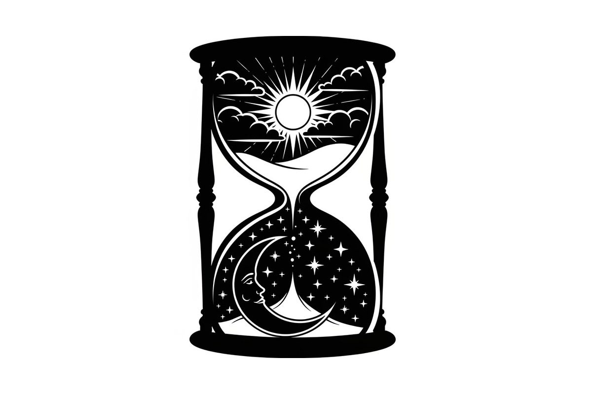 Celestial Sun Moon Hourglass Bundle, an Illustration by Gaye Art (Photo 15 of 31)