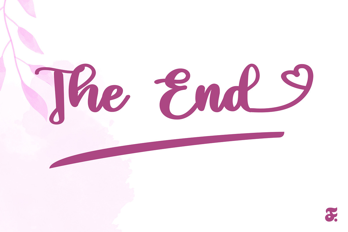 Lovinale Lovely Swirl Script, a Script Font by Anomali Creatype (Photo 10 of 10)
