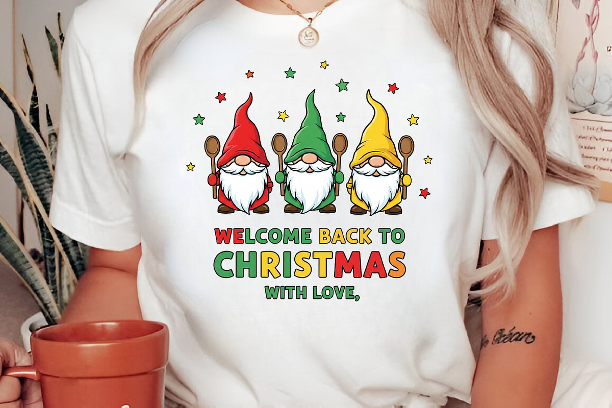 Welcome Christmas with Love Clipart, an Illustration by Craft Nest (Photo 2 of 6)