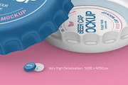 Beer Cap Mockup Set, a Product Mockup by Country4k (Thumbnail 3 of 4)