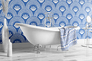 Linocut Coastal Patterns & Clipart, an Object Graphic by Sonulkaster (Thumbnail 7 of 11)