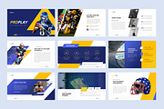 American Football Sport Google Slide, a Presentation Template by YossyOneStd (Thumbnail 4 of 5)
