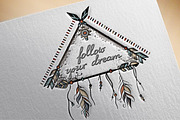 Tribal Vector Clipart. Boho set, a Decorative Illustration by Live line (Thumbnail 12 of 14)