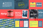 Stunning Blackletter Bundle Font, a Blackletter Font by Vintage Division (Thumbnail 3 of 7)