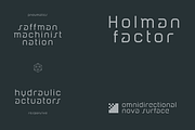 Ersota Futuristic Tech Font, a Sans Serif Font by baqoos (Thumbnail 7 of 8)