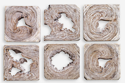 BAHATI WOOD WALL ART, WHITEWASHED, a Furniture 3D Model by LA Architecture + Design