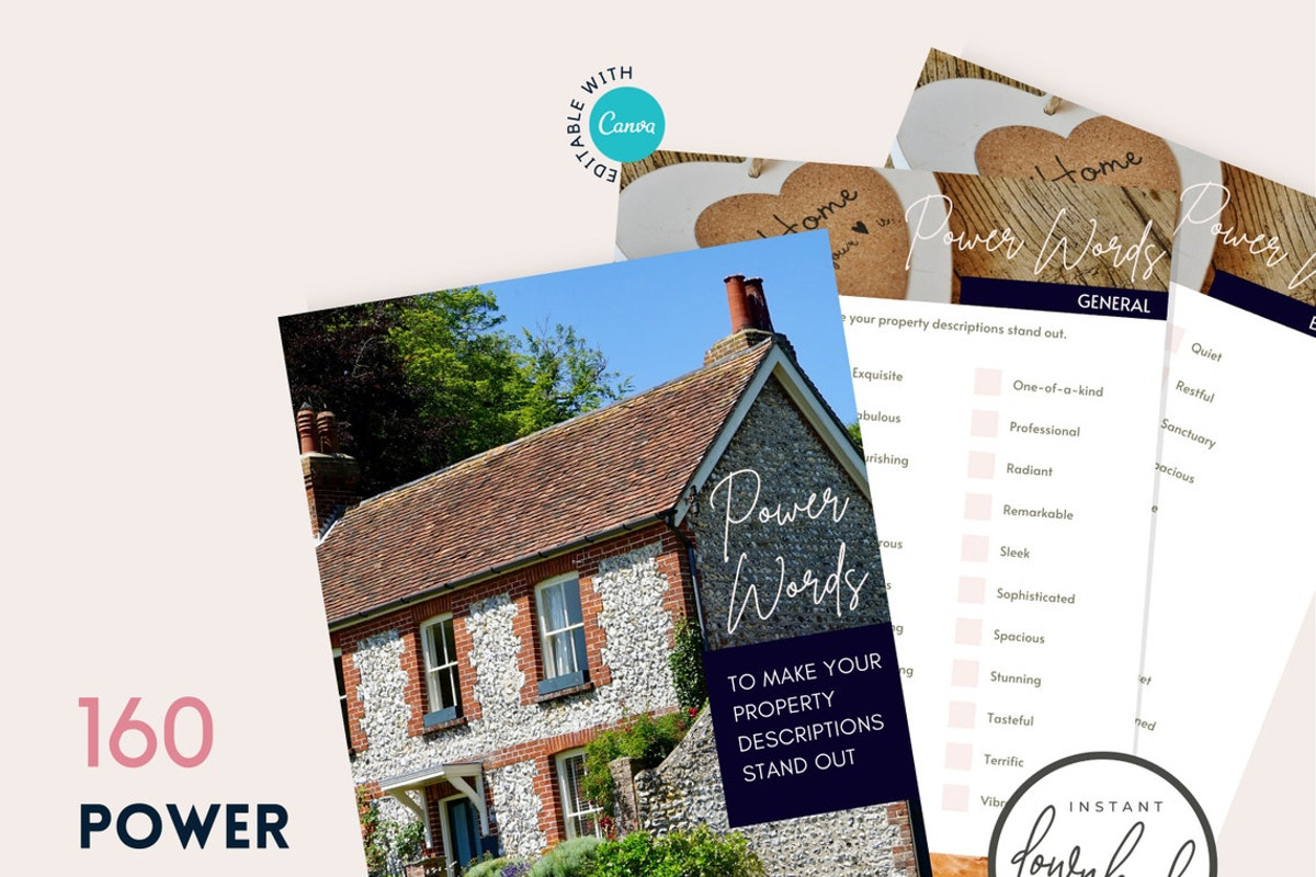 Real Estate Power Words Collection, a Flyer Template by RealEstateDreams (Photo 2 of 2)