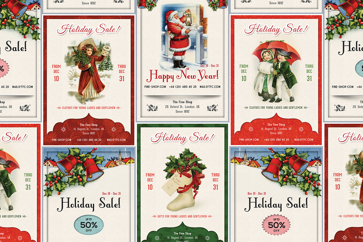 34 New Year Flyers & Cards, a Flyer Template by Digital Space (Photo 3 of 7)