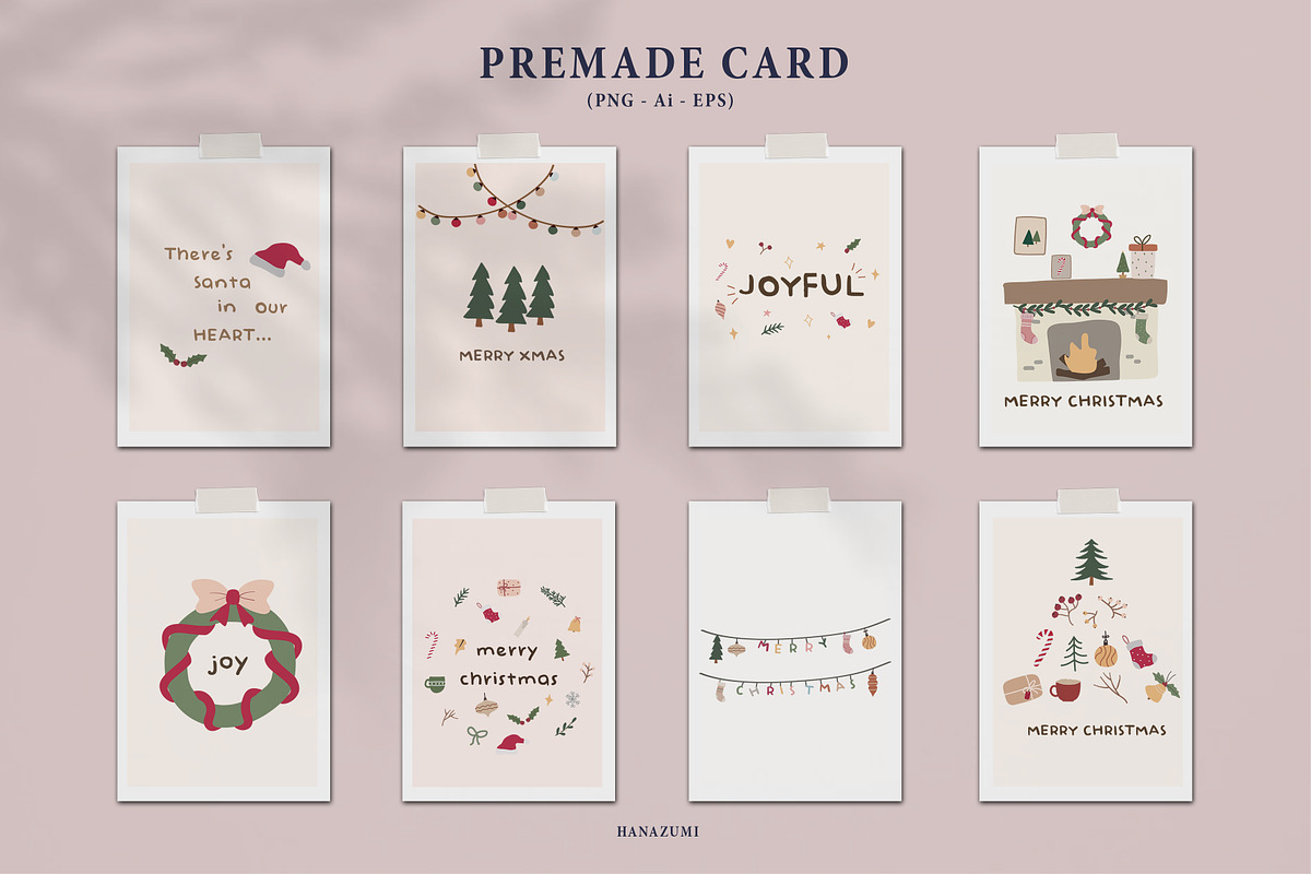 Christmas Winter BUNDLE, a Decorative Illustration by Hanazumi (Photo 11 of 20)