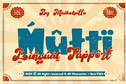 Moctune - Script Retro Display, a Script Font by MaikoHatta (Thumbnail 6 of 9)