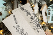 Lavender Clipart Line Art, an Object Graphic by CaraulanStore (Thumbnail 2 of 10)