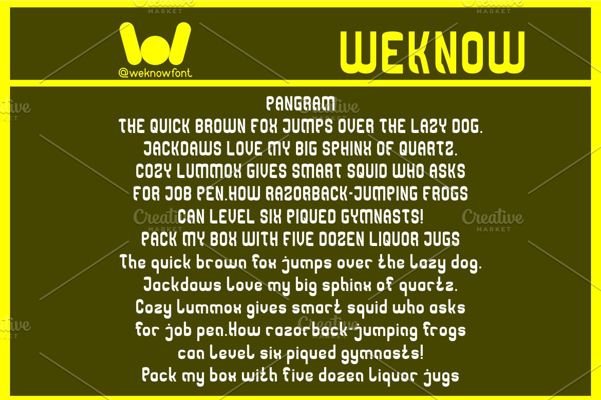 Flashback font, a Font by weknow (Photo 6 of 8)