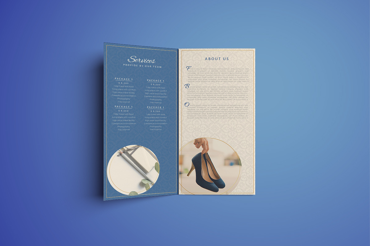 Traveling Business Trifold Brochure, a Brochure Template by Design with Qurat (Photo 7 of 9)