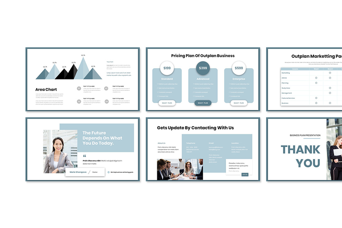 Outplan Presentation Template, a Presentation Template by Analogous Temp (Photo 5 of 5)