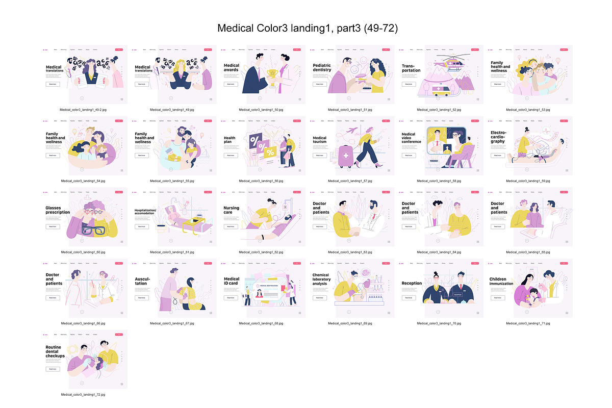 Medical, Part 3, colors 1&3, a Templates & Theme by Grivina's shop (Photo 13 of 13)