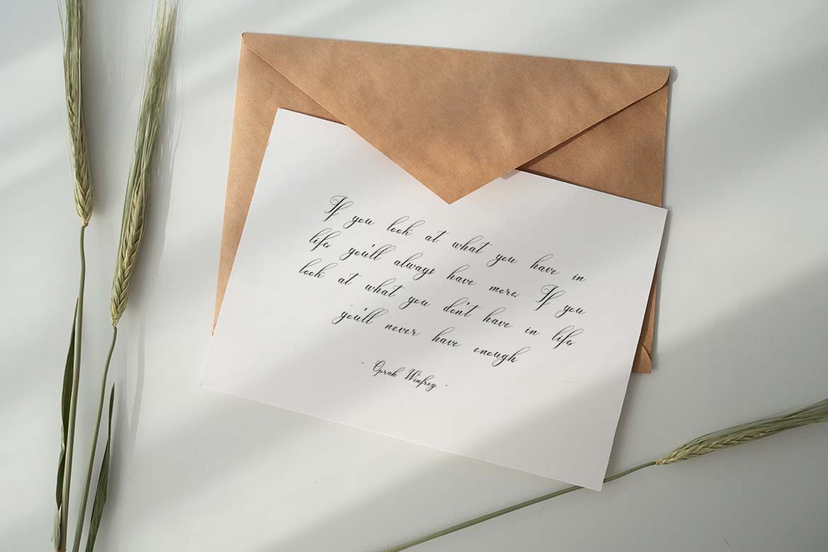 Katherina Marceline Calligraphy Font, a Handwritten Font by UICreative (Photo 6 of 13)