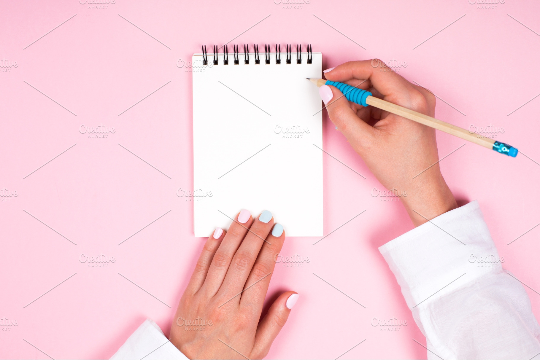 Hand writing wish list in notepad on, a Business Photo by Anna Efetova