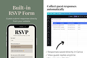 Sage Green Wedding Website Invite, a Landing Page Template by Everyday Perfection (Thumbnail 6 of 10)