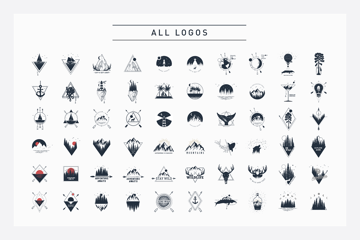 Nordicus. 60 Creative Logos, an Illustration by Cosmic Store (Photo 4 of 15)