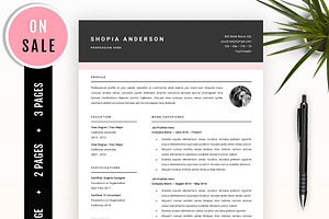 SALE Resume Template for MS Word, a Resume Template by GResume