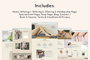 ShowIt Website Template For Fitness, a Templates & Theme by Scribble Society (Thumbnail 3 of 7)