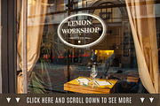 Restaurant or Bar Mockup on Window, a Product Mockup by Lemon Workshop (Thumbnail 2 of 2)