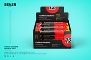 Coffee Sachet Box Mockup, an Advertising Mockup by Se٧enStudio (Thumbnail 1 of 2)