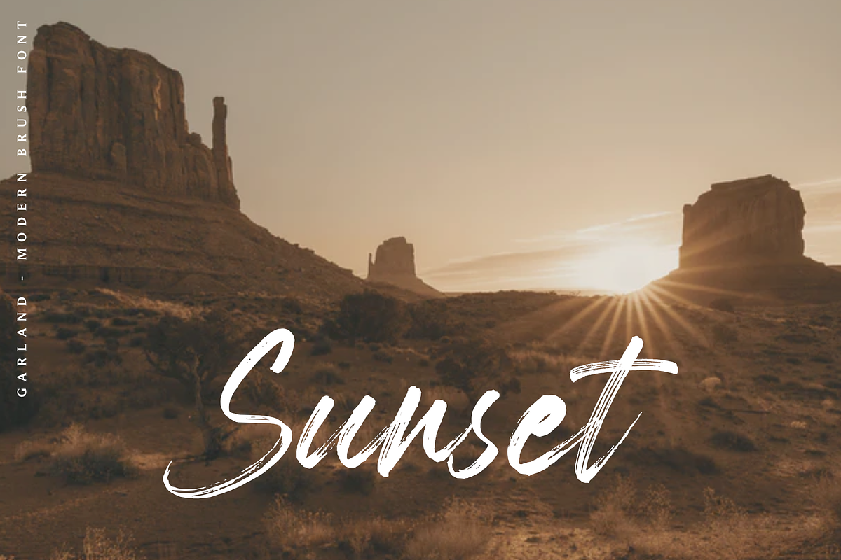 Garland - Modern Brush Font, a Script Font by Pen Culture (Photo 9 of 11)