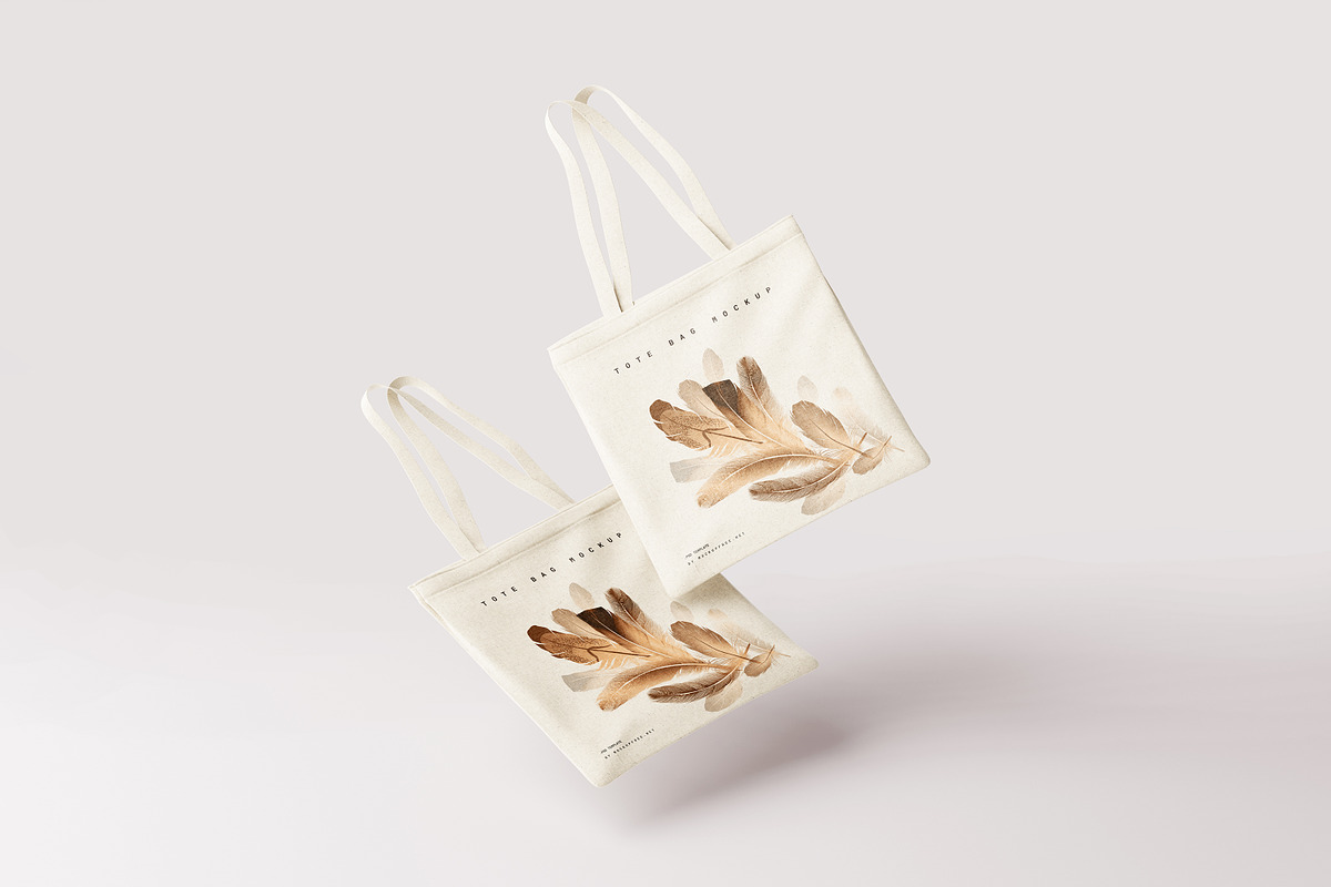 Tote Bag Mockup, a Household Mockup by MockupFree.Net (Photo 3 of 5)