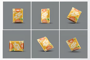 Instant Food Foil Bag Mock-Up