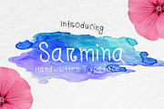 Sarmina Handwritten Font, a Script Font by designvillage (Thumbnail 1 of 4)