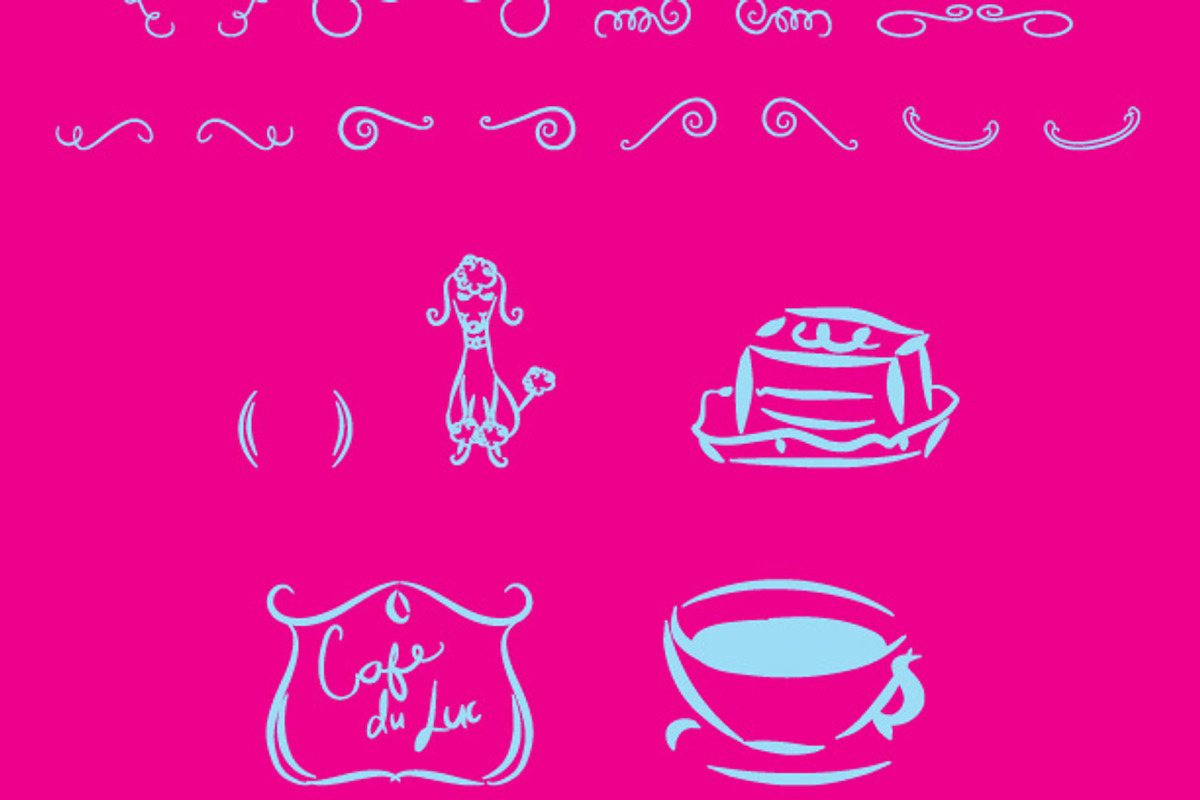 Du Paris Dingbat Font preview 5