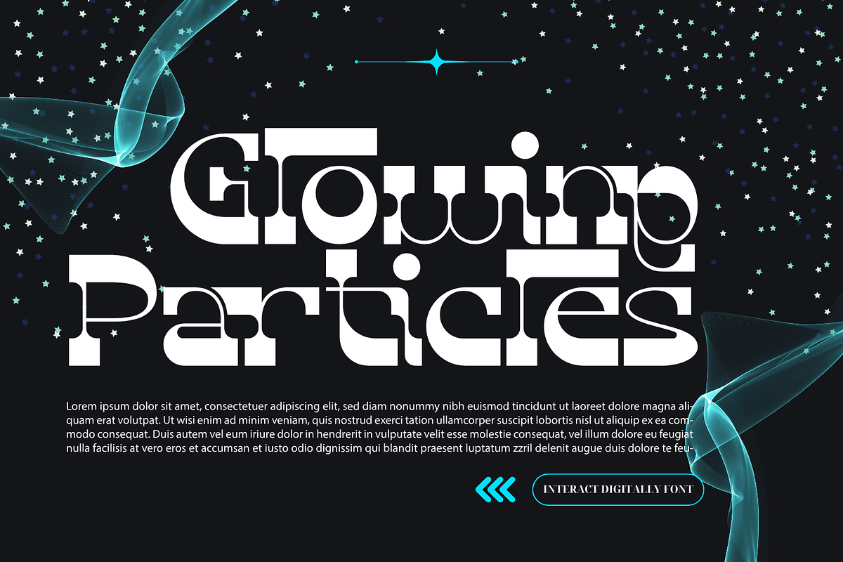 Interact Digitally Font, a Slab Serif Font by 177Studio (Photo 6 of 8)