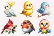 Cute Birds Sublimation Clipart PNG, an Illustration by Dream Creation (Thumbnail 5 of 7)