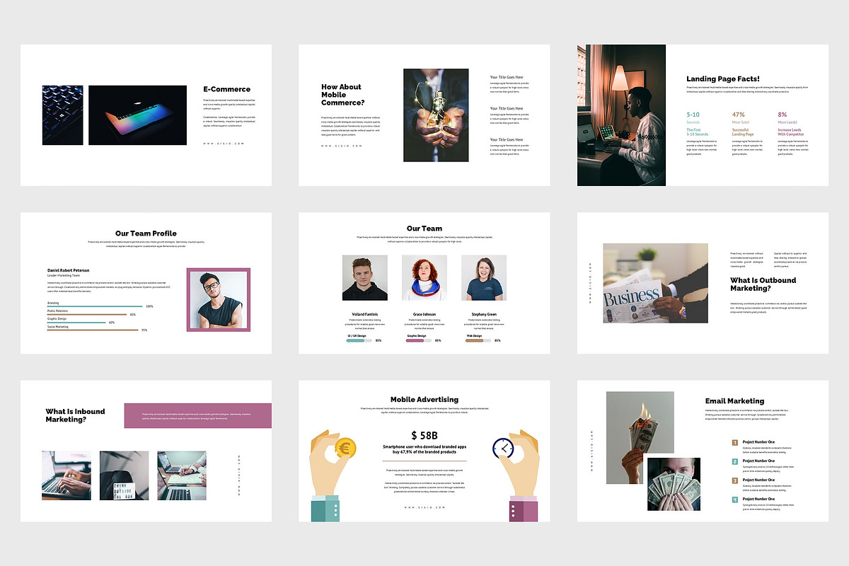 Gigio : Online Promo Powerpoint, a Presentation Template by Punkl Camp (Photo 3 of 9)